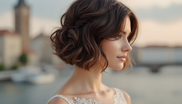 découvrez comment adopter le carré plongeant pour une invitée de mariage. cette coiffure chic et tendance met en valeur les cheveux courts avec élégance, parfaite pour une cérémonie raffinée.