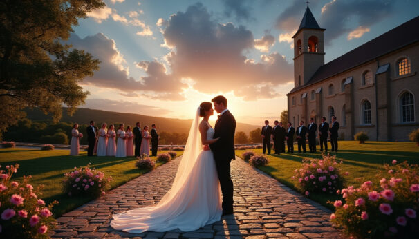 découvrez notre sélection des meilleures chansons de sortie d'église pour sublimer votre mariage et offrir à vos invités un moment inoubliable, plein d'émotion et de joie.