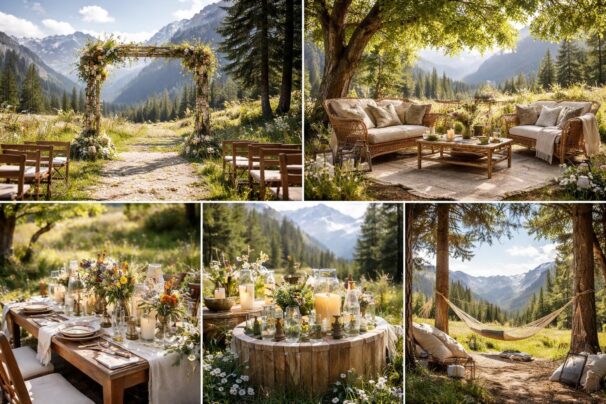 découvrez cinq idées originales pour organiser un mariage estival sur le thème de la montagne, alliant nature, élégance et convivialité pour une célébration inoubliable.
