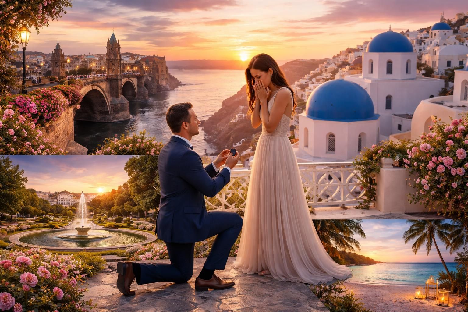 découvrez les lieux les plus romantiques au monde pour demander quelqu'un en mariage et rendre ce moment inoubliable.