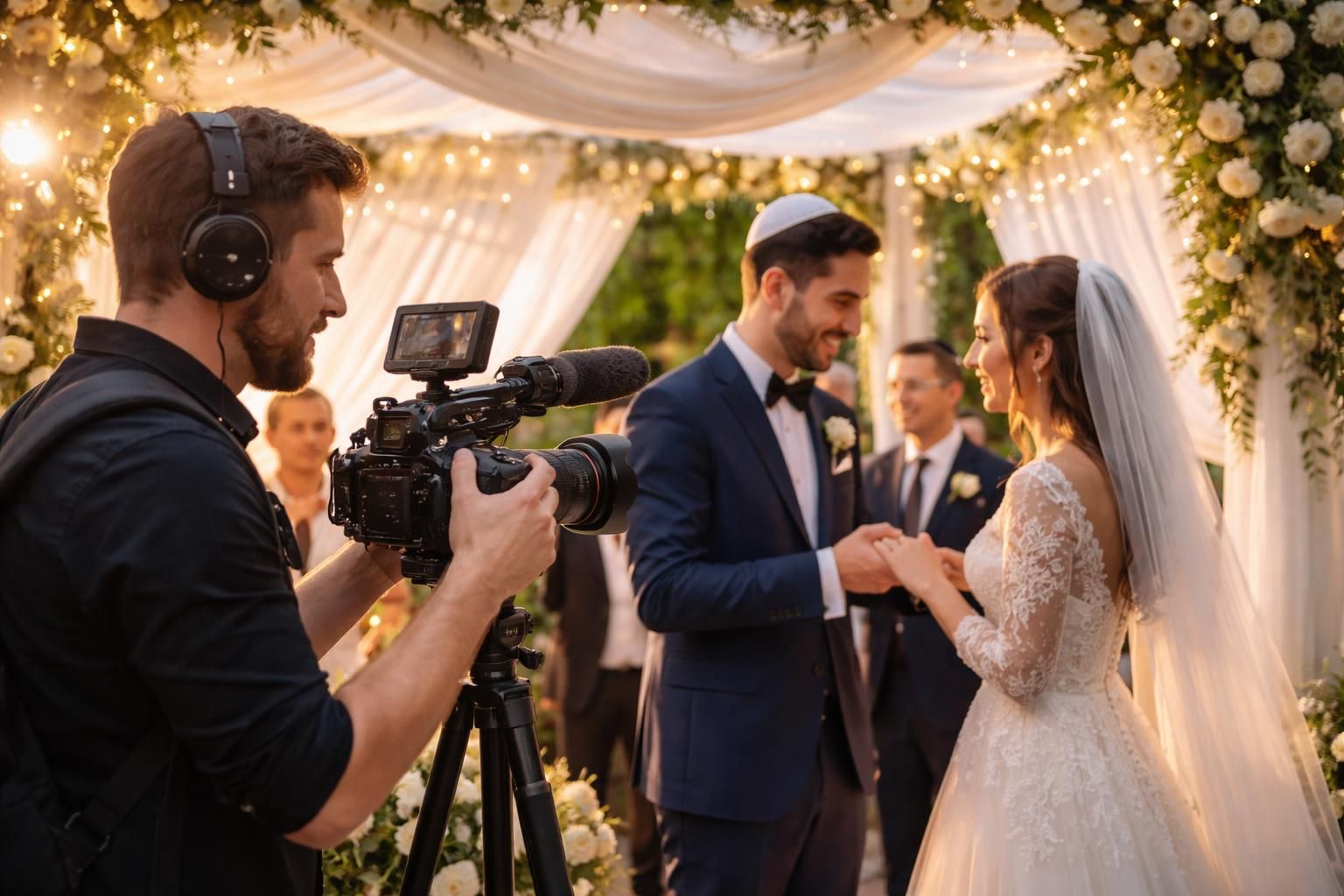 découvrez les avantages de collaborer avec un vidéaste professionnel pour capturer les moments précieux et authentiques de votre mariage juif, en respectant les traditions et en créant des souvenirs inoubliables.