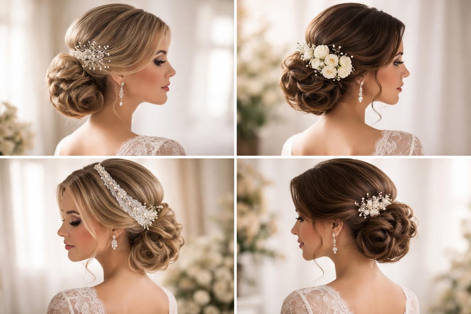 découvrez des modèles de coiffure de mariage pour cheveux mi-longs avec des inspirations vintage élégantes à adopter pour un jour inoubliable.
