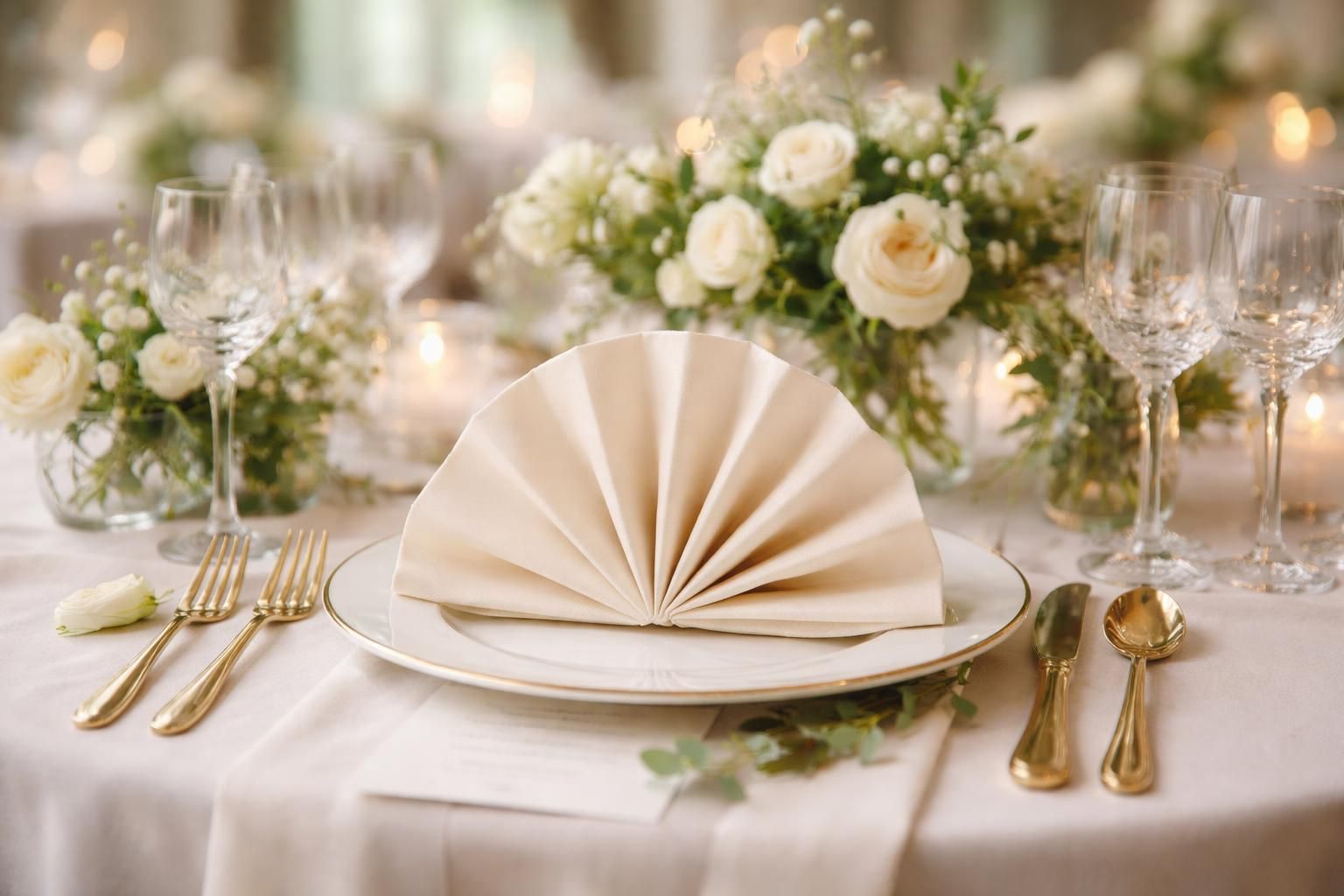 découvrez comment plier des serviettes en tissu en forme d'éventail pour sublimer la décoration de votre mariage. inspirez-vous des tendances actuelles pour une table élégante et originale.