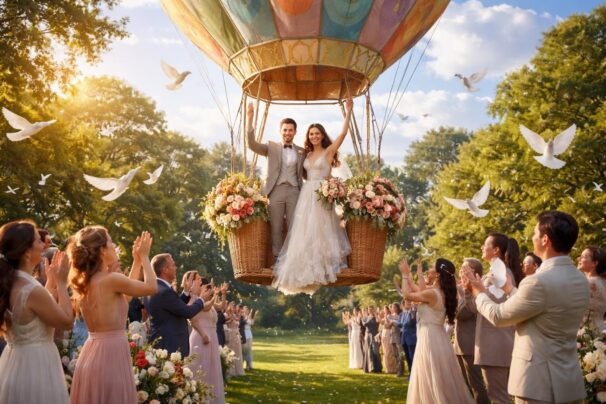 Faites sensation avec une idée originale pour l’arrivée des mariés