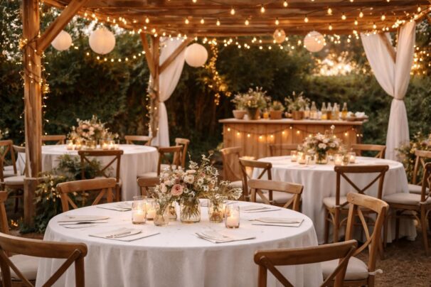 Idées de décorations pour un vin d’honneur original pas cher et élégant