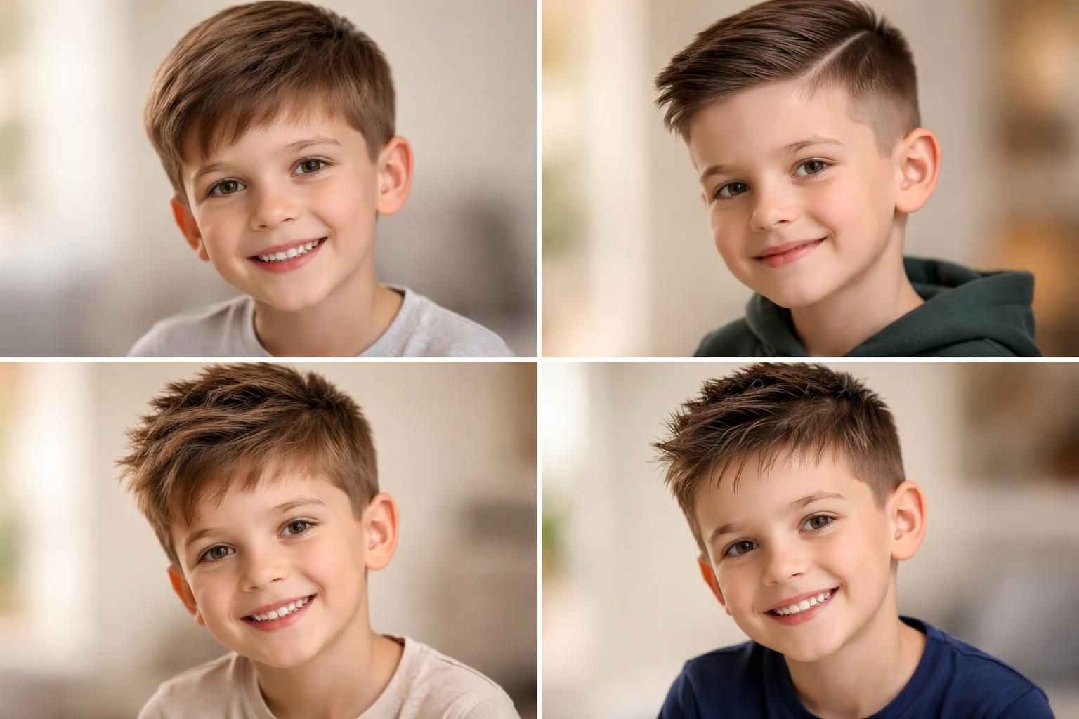 découvrez des styles de coupes courtes tendance pour petit garçon, faciles à entretenir et qui font sensation à chaque occasion.