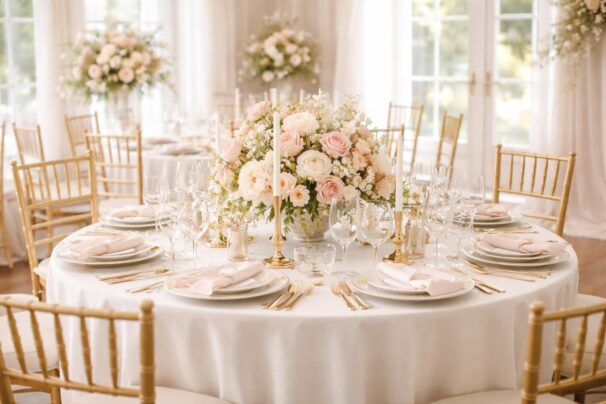 Table ronde pour un mariage : conseils pratiques pour un aménagement harmonieux