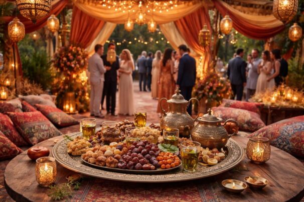 Comment intégrer la location de plateau oriental pour un mariage dans votre thème ?