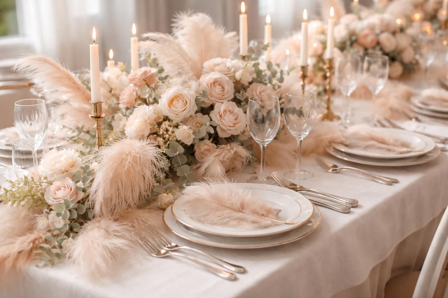 découvrez comment disposer élégamment des plumes pour une décoration de table de mariage harmonieuse et unique, alliant créativité et raffinement.