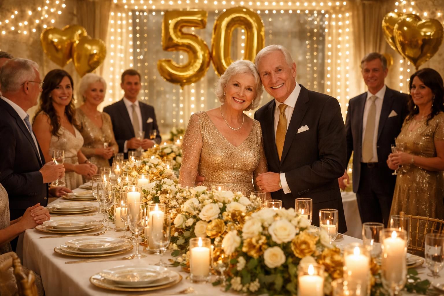 découvrez des astuces et inspirations pour organiser un anniversaire de mariage inoubliable à l'occasion des noces d'or, alliant émotion, convivialité et élégance.