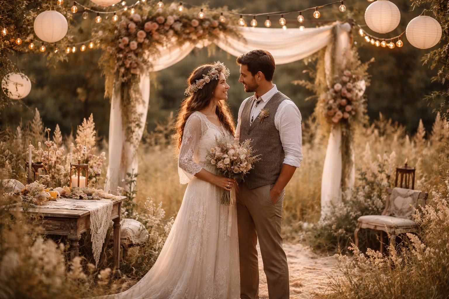 découvrez comment créer une ambiance bohème intemporelle en choisissant un thème vintage pour votre mariage, alliant charme et authenticité pour un jour unique.