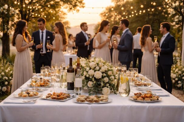 découvrez comment organiser un vin d'honneur élégant pour célébrer un mariage avec raffinement et convivialité, en alliant tradition et moments mémorables.