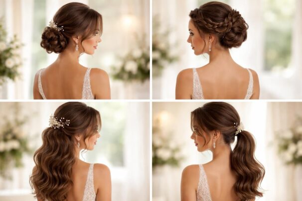 découvrez des idées créatives de coiffures parfaites pour accompagner une robe dos nu lors d'un mariage. sublimez votre look avec des styles élégants et raffinés.