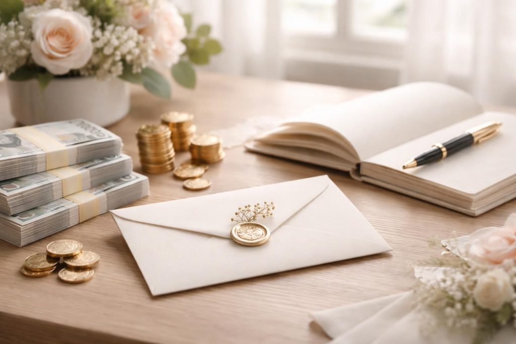 découvrez les montants moyens à offrir pour une enveloppe mariage en 2026 ainsi que les bonnes manières à respecter pour faire plaisir aux jeunes mariés.