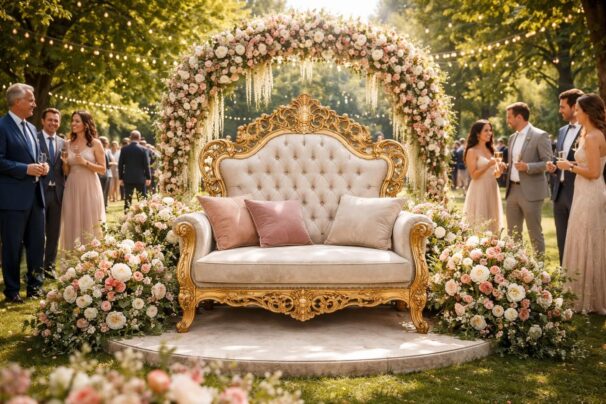 Les avantages de choisir une location de trône pour un mariage en plein air