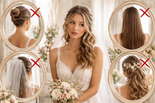 Les erreurs à éviter lors du choix de votre coiffure de mariage chic et bohème