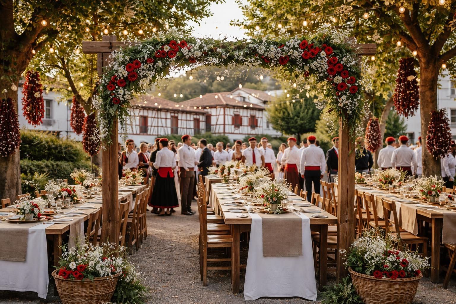 découvrez des idées authentiques pour une décoration et une ambiance typiquement basques lors de votre mariage. inspirez-vous de traditions locales pour une célébration unique et mémorable.