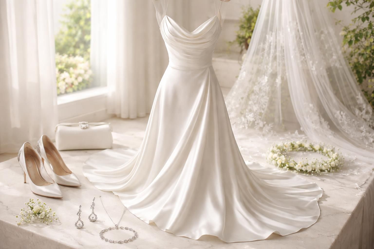 découvrez comment accessoiriser une robe de mariage en satin pour créer un look unique et élégant, avec des conseils pratiques et des idées tendances.