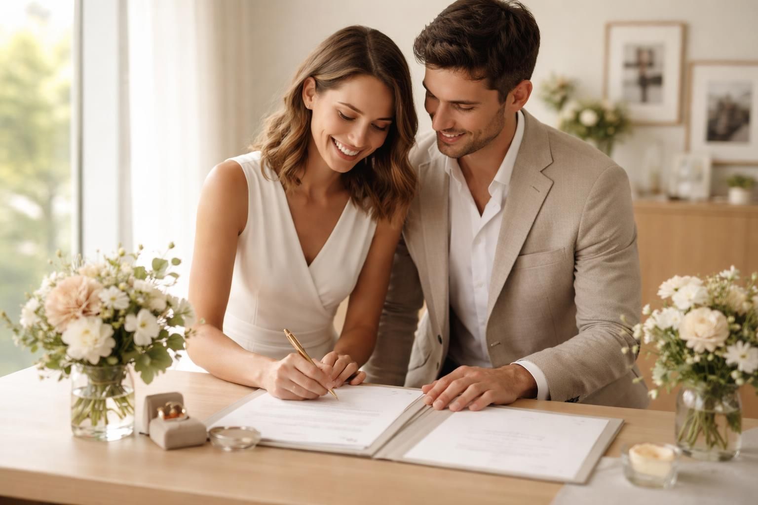 découvrez comment personnaliser votre mariage civil à la mairie sans organiser de cérémonie traditionnelle, pour une union unique et à votre image.