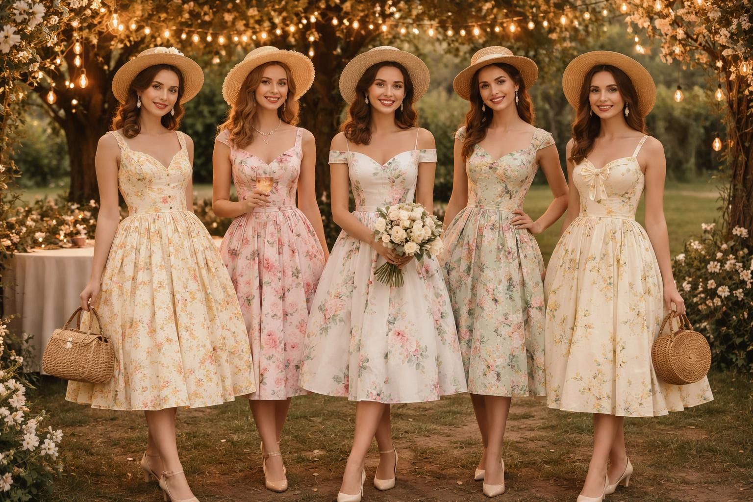 découvrez nos tenues guinguette pour femme, alliant charme rétro et élégance naturelle, parfaites pour des noces champêtres inoubliables.