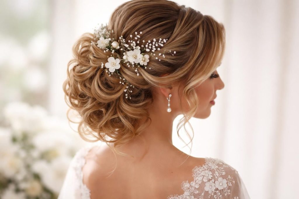 découvrez comment sublimer votre coiffure de mariée avec des boucles grâce à des accessoires élégants et tendance pour un look parfait le jour j.
