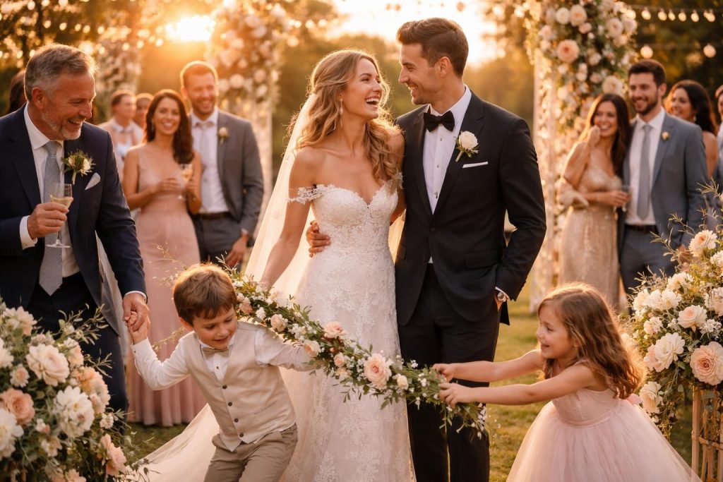 découvrez comment utiliser un humour subtil pour rendre votre mariage inoubliable et plein de bonne humeur.
