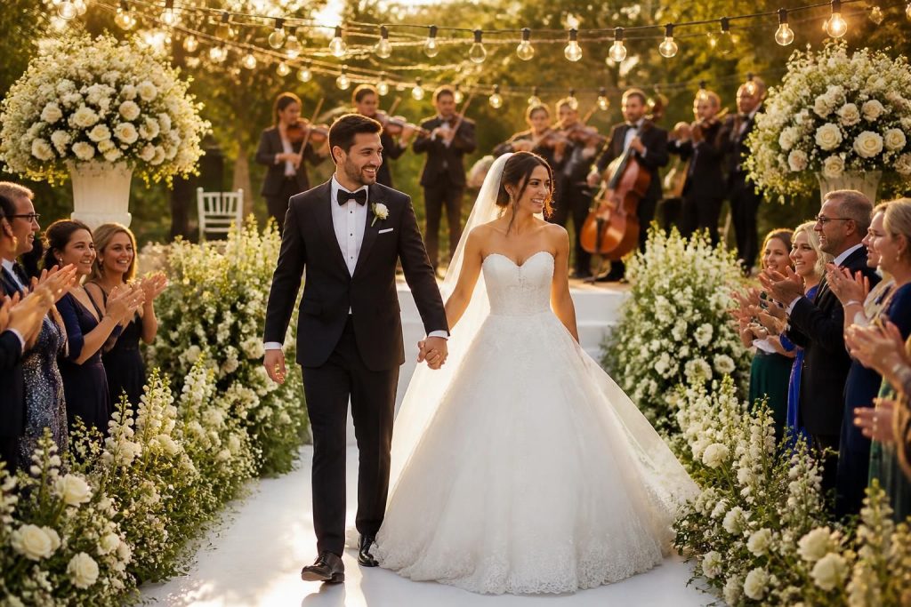 découvrez une sélection de musiques parfaites pour une entrée spectaculaire des mariés, créant une ambiance inoubliable et pleine d'émotion lors de votre mariage.