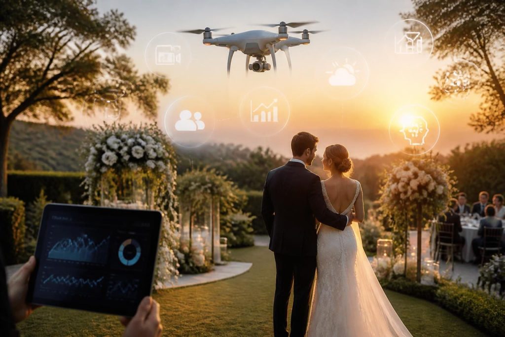 découvrez les tendances 2026 et leur influence sur le coût des prestations drone pour immortaliser votre mariage avec des images aériennes époustouflantes.