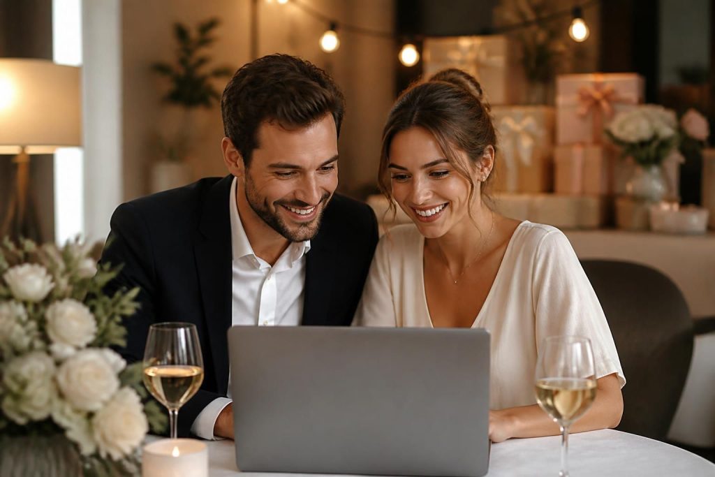 découvrez comment annoncer votre liste de mariage avec finesse et délicatesse, sans paraître insistant, pour que vos proches se sentent à l'aise et heureux de participer.