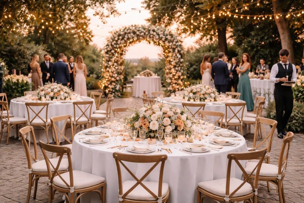 organisez votre réception de mariage sur mesure avec notre expertise : un événement unique, adapté à vos envies et à votre budget, pour un jour inoubliable.