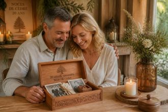 découvrez une idée cadeau unique pour célébrer vos noces de cèdre et rendre ce moment inoubliable. offrez une touche spéciale à votre anniversaire de mariage avec notre suggestion originale et pleine de charme.